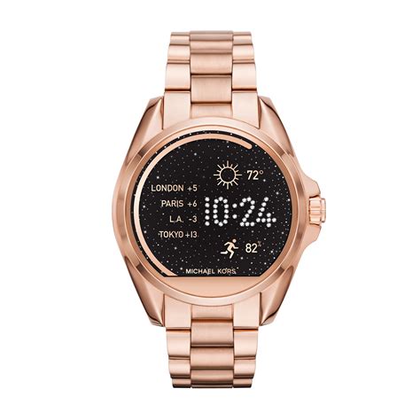 michael kors rose gold collection|rose gold michael kors smartwatch.